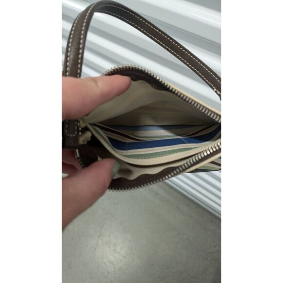 Coach Y2K Demi-Hampton Striped Multicolor Baguette Shoulder Bag. - Picture 6 of 7